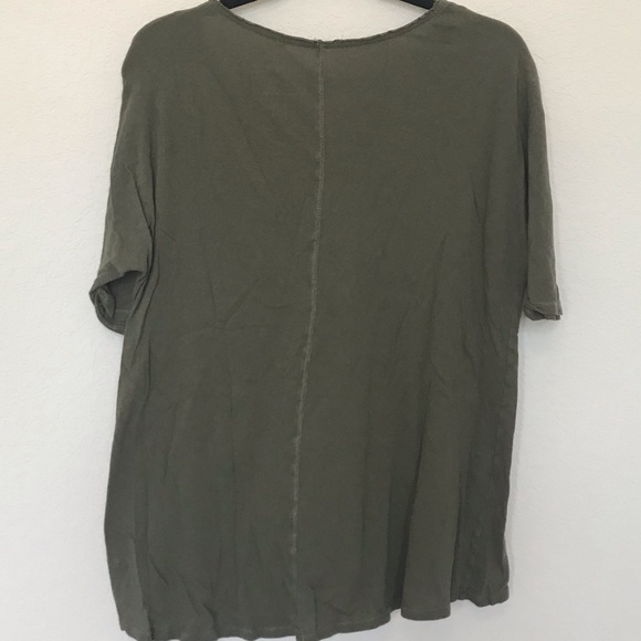 Free People We The Free Olive Green Tunic - Picture 2 of 4